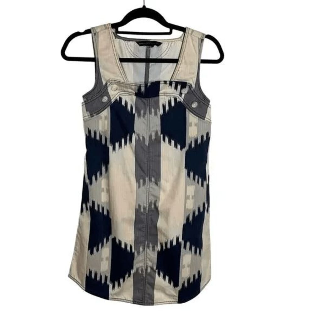 Marc Jacobs Eddie Ikat print overalls jumper dress